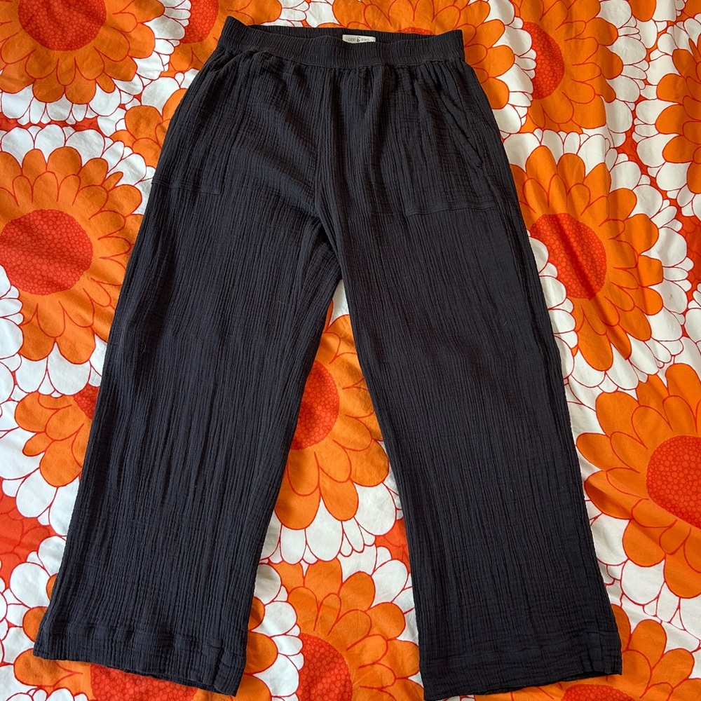 Turkish Cotton Wide Leg Pants